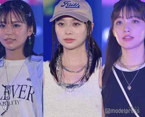 小坂菜緒・久保史緒里・田鍋梨々花ら「Seventeen」専属モデル25人豪華集結 三つ編み×カラーコーデで遊び心弾ける<GirlsAward 2023 S/S>