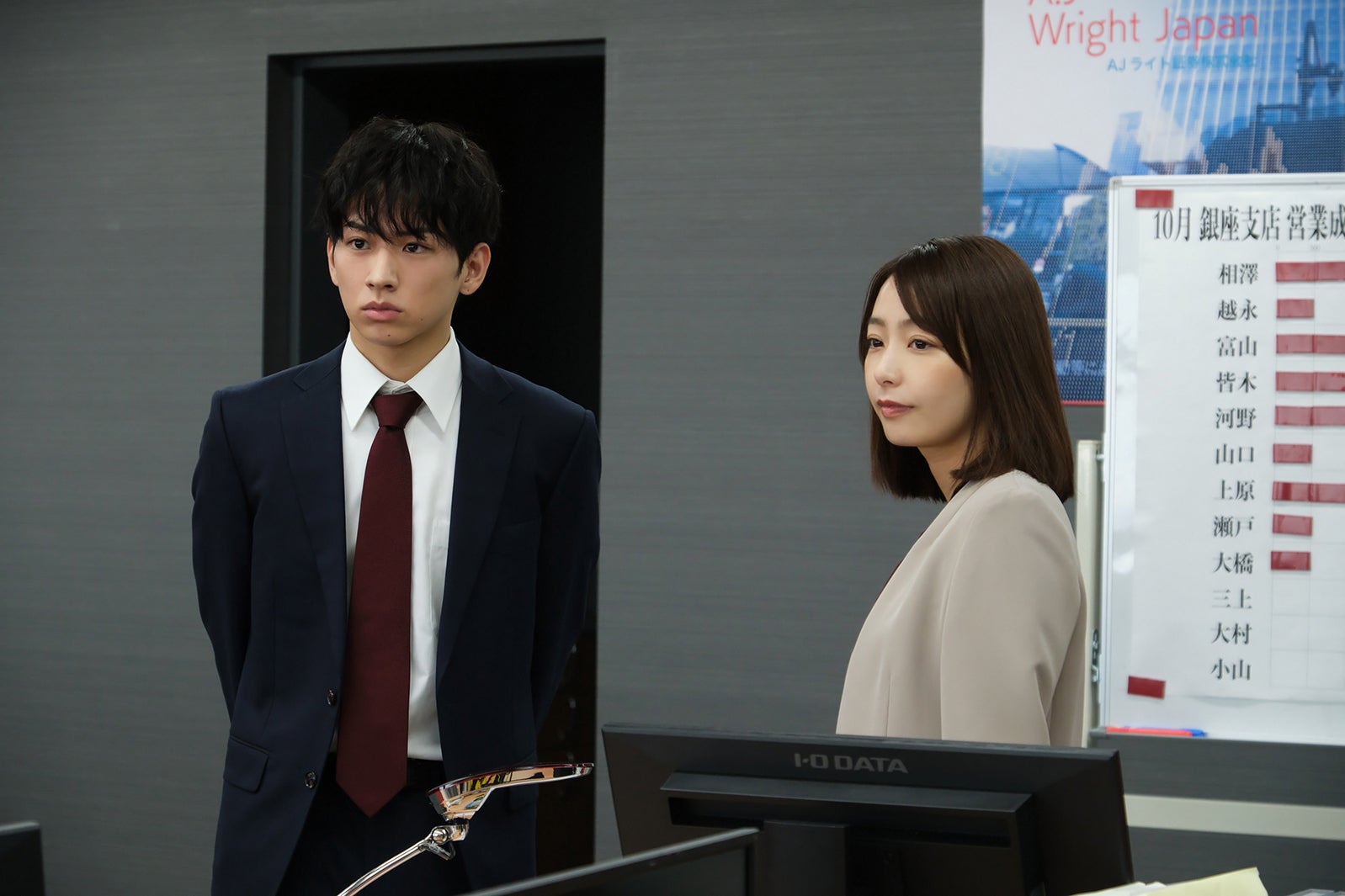 佐藤友祐、宇垣美里／第1話（C）「あなたは私におとされたい」製作委員会・MBS