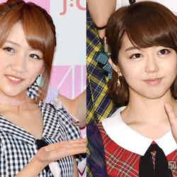 AKB48からの卒業を電撃発表した高橋みなみ（左）と同期の峯岸みなみ（右）【モデルプレス】