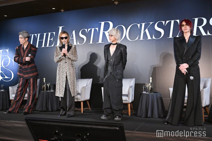 THE LAST ROCKSTARS(左から)MIYAVI、YOSHIKI、HYDE、SUGIZO(C)モデルプレス