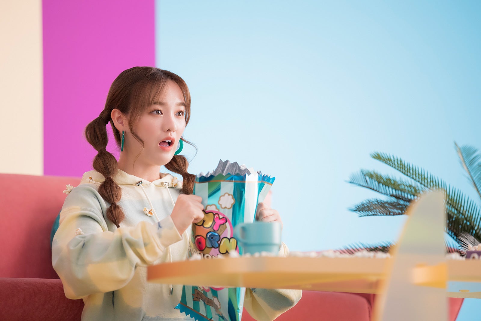 RIO／新WEBムービー「NEWフィッツダンス ポップコーン」篇メイキング（提供写真）