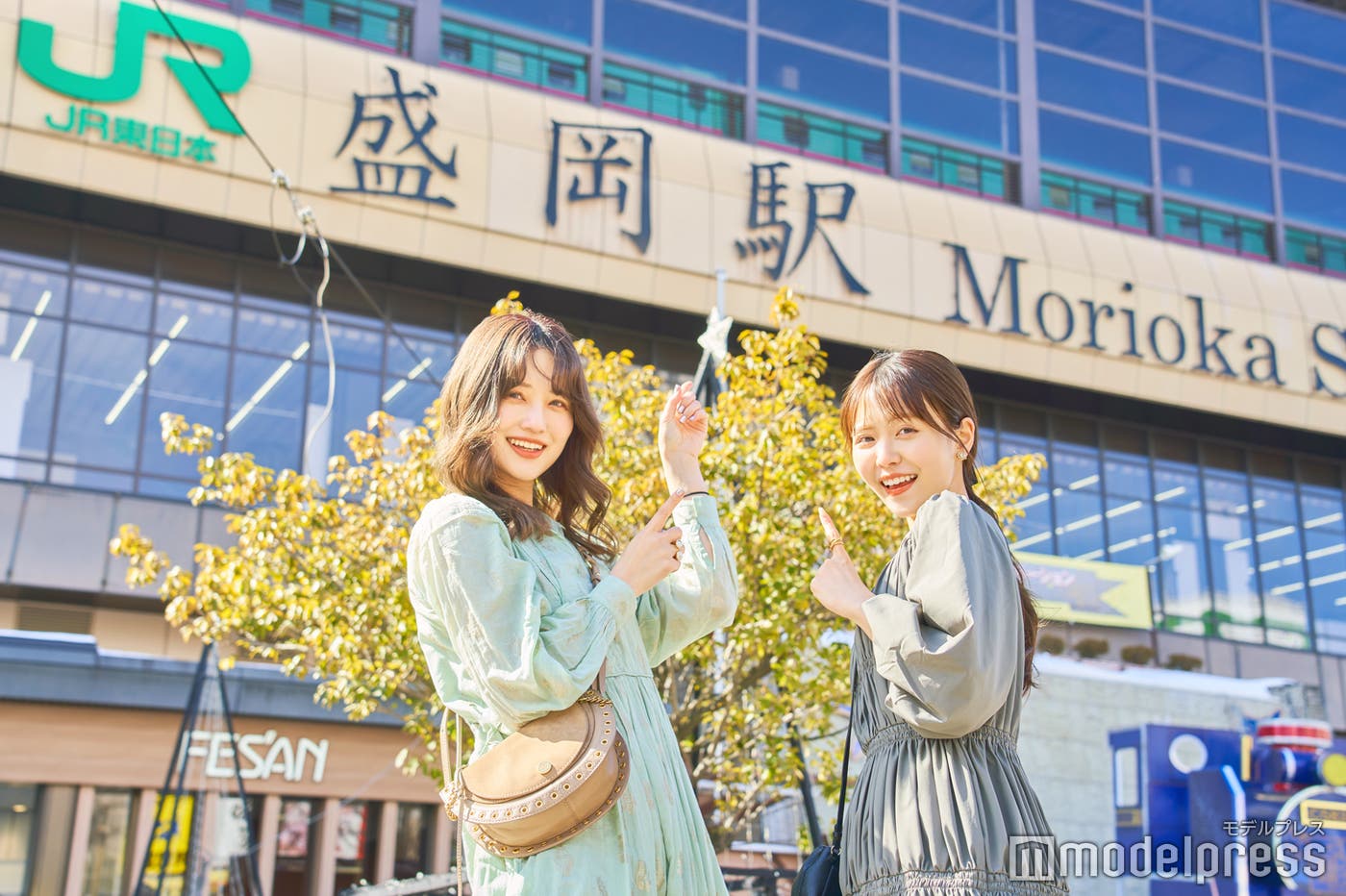 盛岡駅に到着(C)モデルプレス