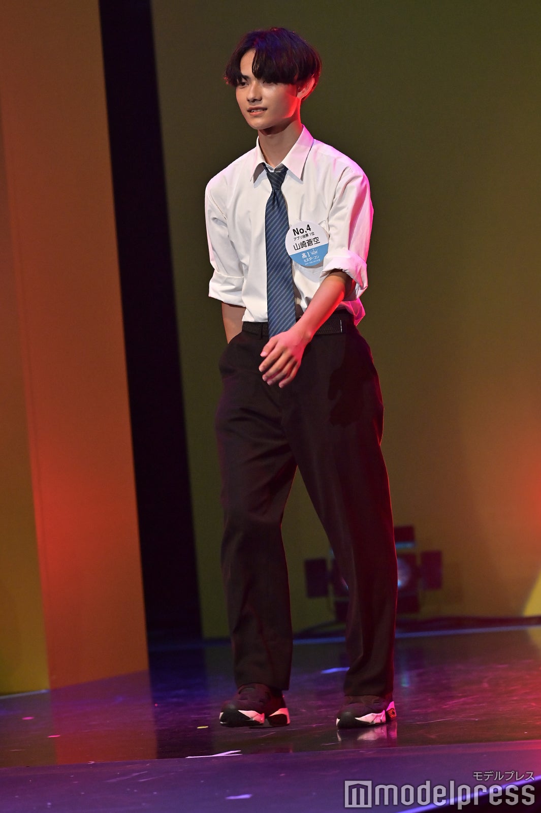 「高一ミスターコン2021」ステージの様子（C）モデルプレス