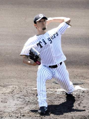 阪神・伊藤将 ライブBPで打者9人に安打性1本のみ 左大腿部の筋損傷から完全復活へ順調33球