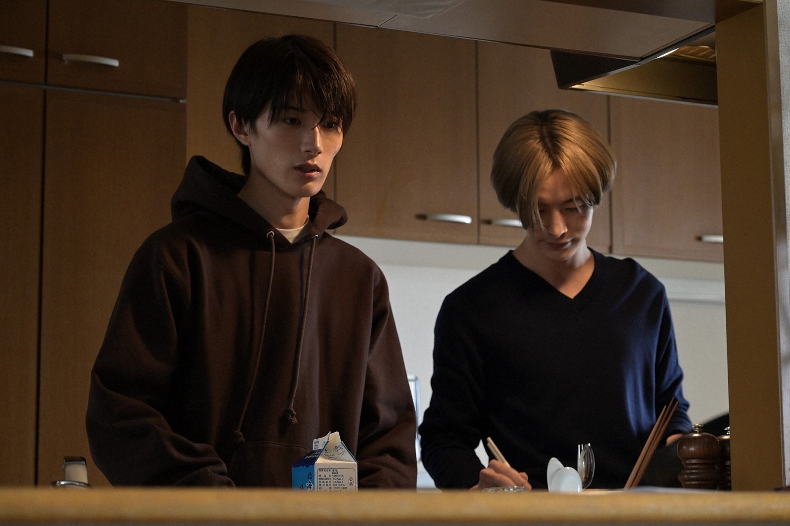 山中柔太朗 、塩野瑛久（C)『ブラザー・トラップ』製作委員会