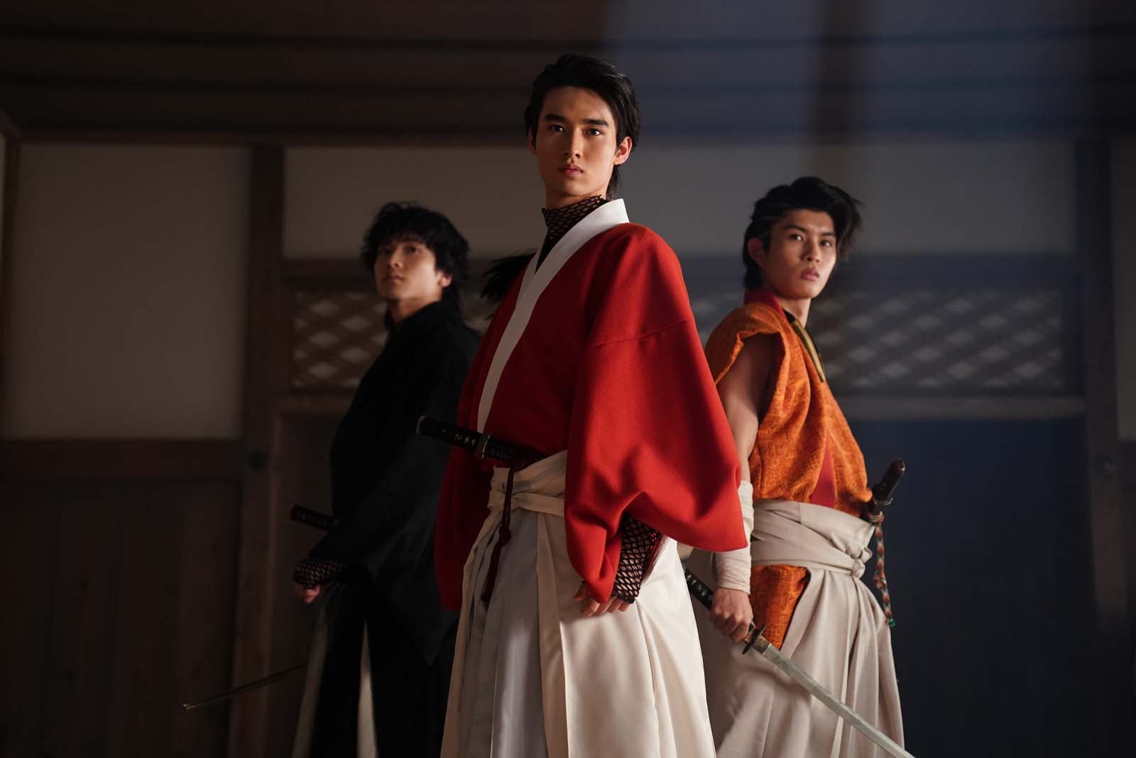 庄司浩平、藤岡真威人、柊太郎「君とゆきて咲く～新選組青春録～」第5話より（C）テレビ朝日