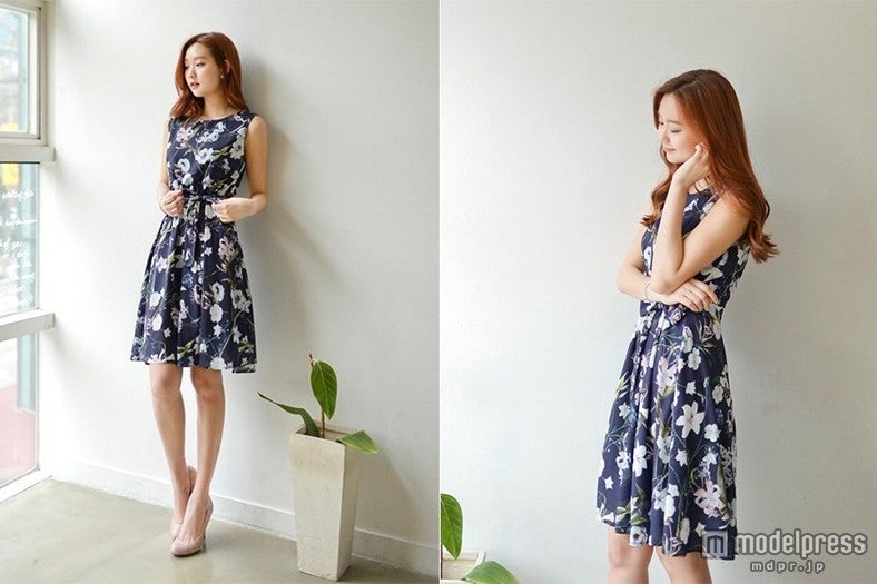 花柄ノースリーブワンピース「OGAGE JAPAN」9,800円（税込）