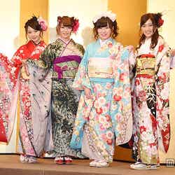 SKE48（左から）加藤るみ、山内鈴蘭、岩永亞美、斉藤真木子
