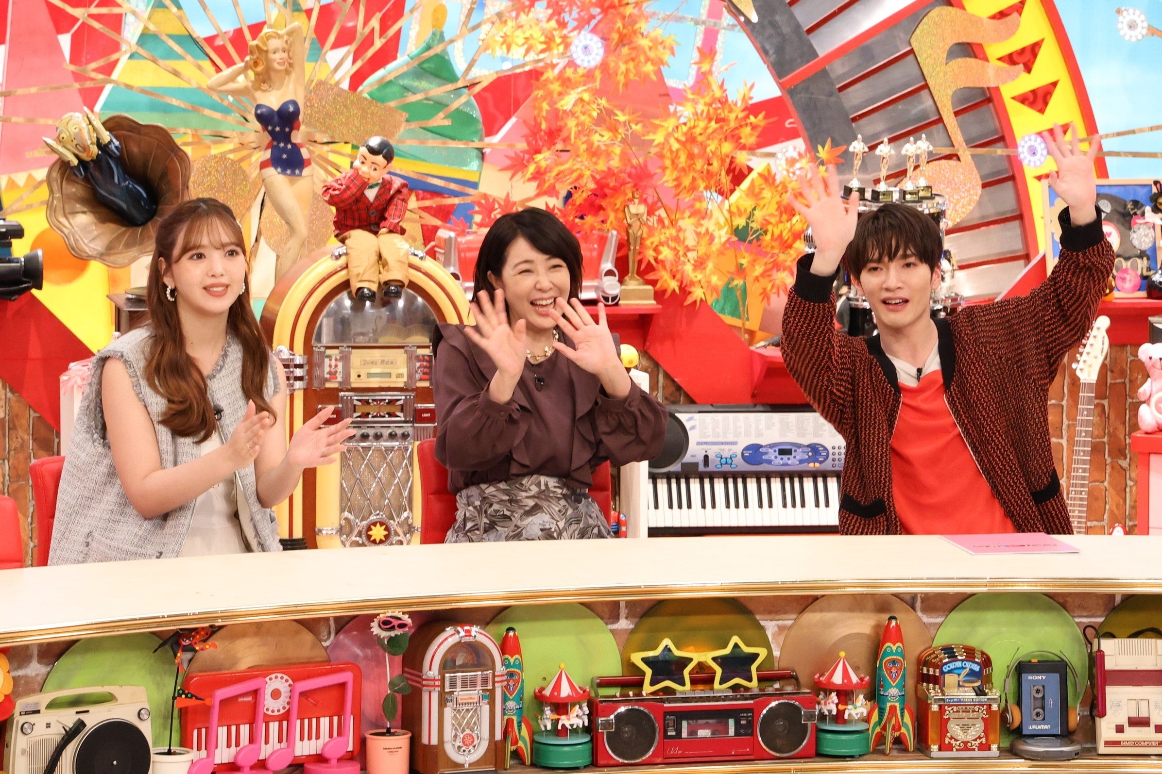 藤田ニコル、菊池桃子、深澤辰哉（C）フジテレビ