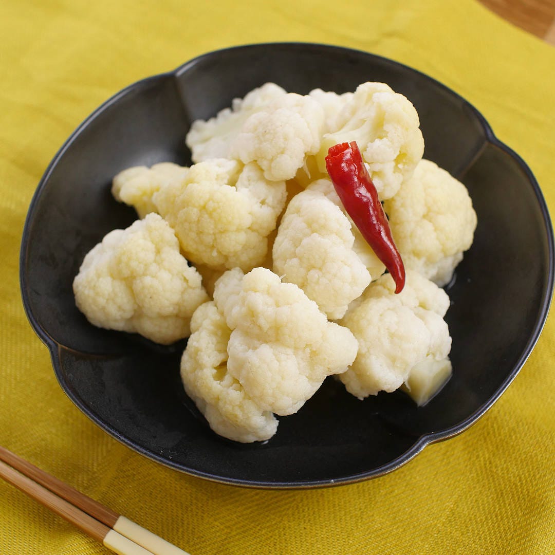 甘酸っぱさがたまらない！カリフラワーのピクルス