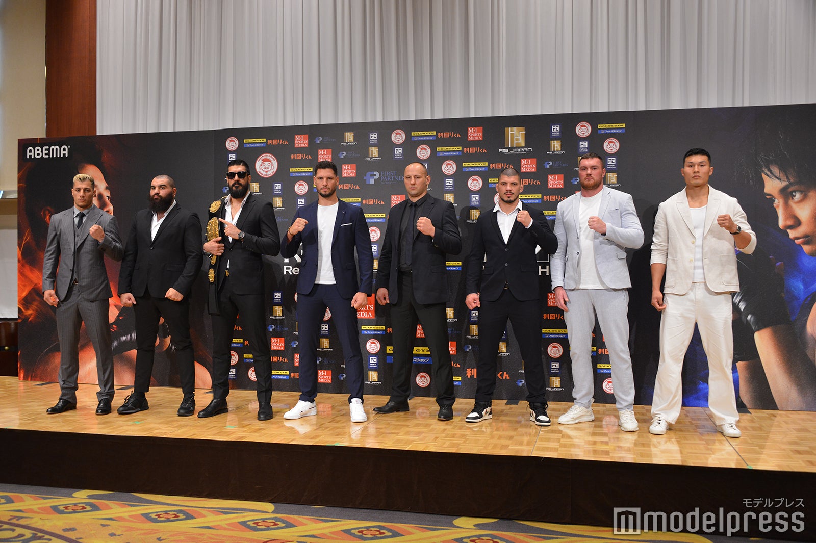 「ReBOOT～K-1 ReBIRTH～」大会の前日会見の模様（C）モデルプレス