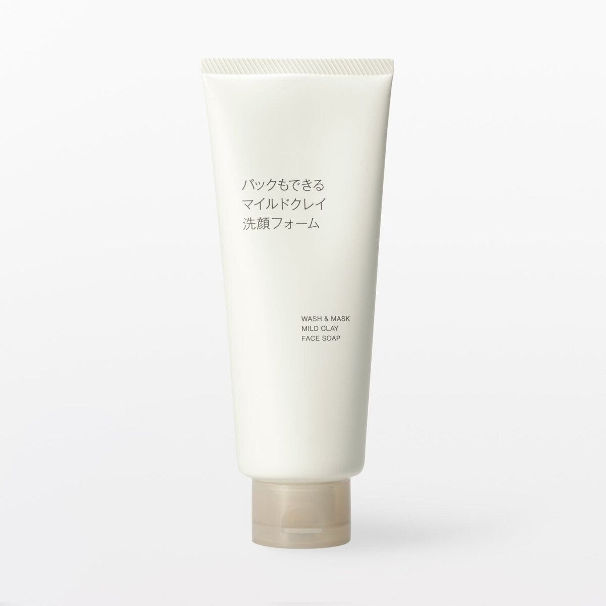 無印良品 パックもできるマイルドクレイ洗顔フォーム 無印良品のパックもできるマイルドクレイ洗顔フォームのビジュアル