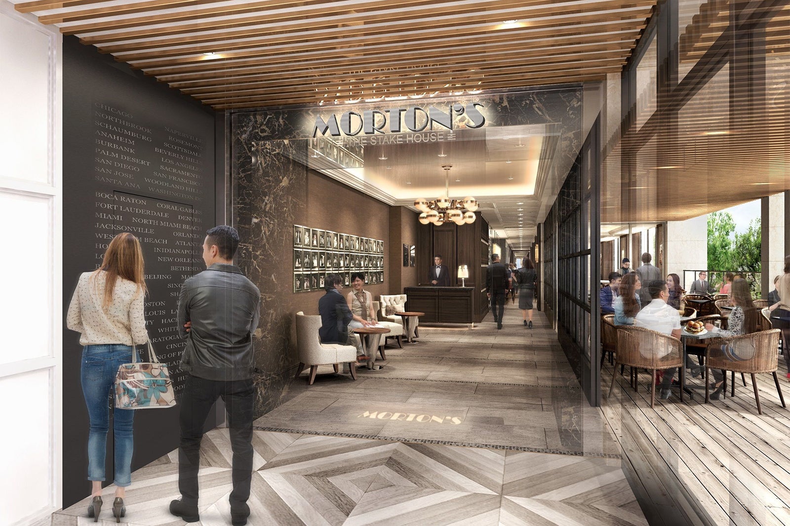 モートンズ ザ ステーキハウス 丸の内／画像提供：クリエイト・レストランツ・ホールディングス