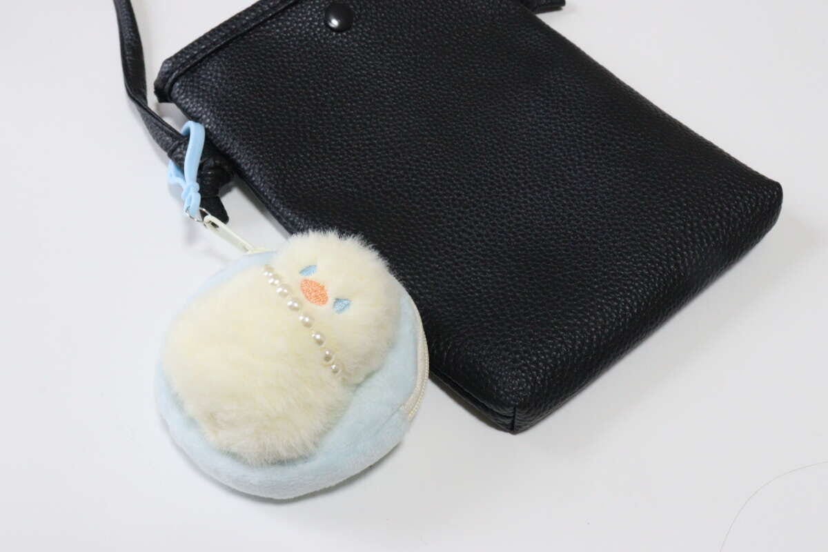 円形ポーチ(ひよこ) バッグに装着 円形ポーチ(ひよこ) バッグに装着