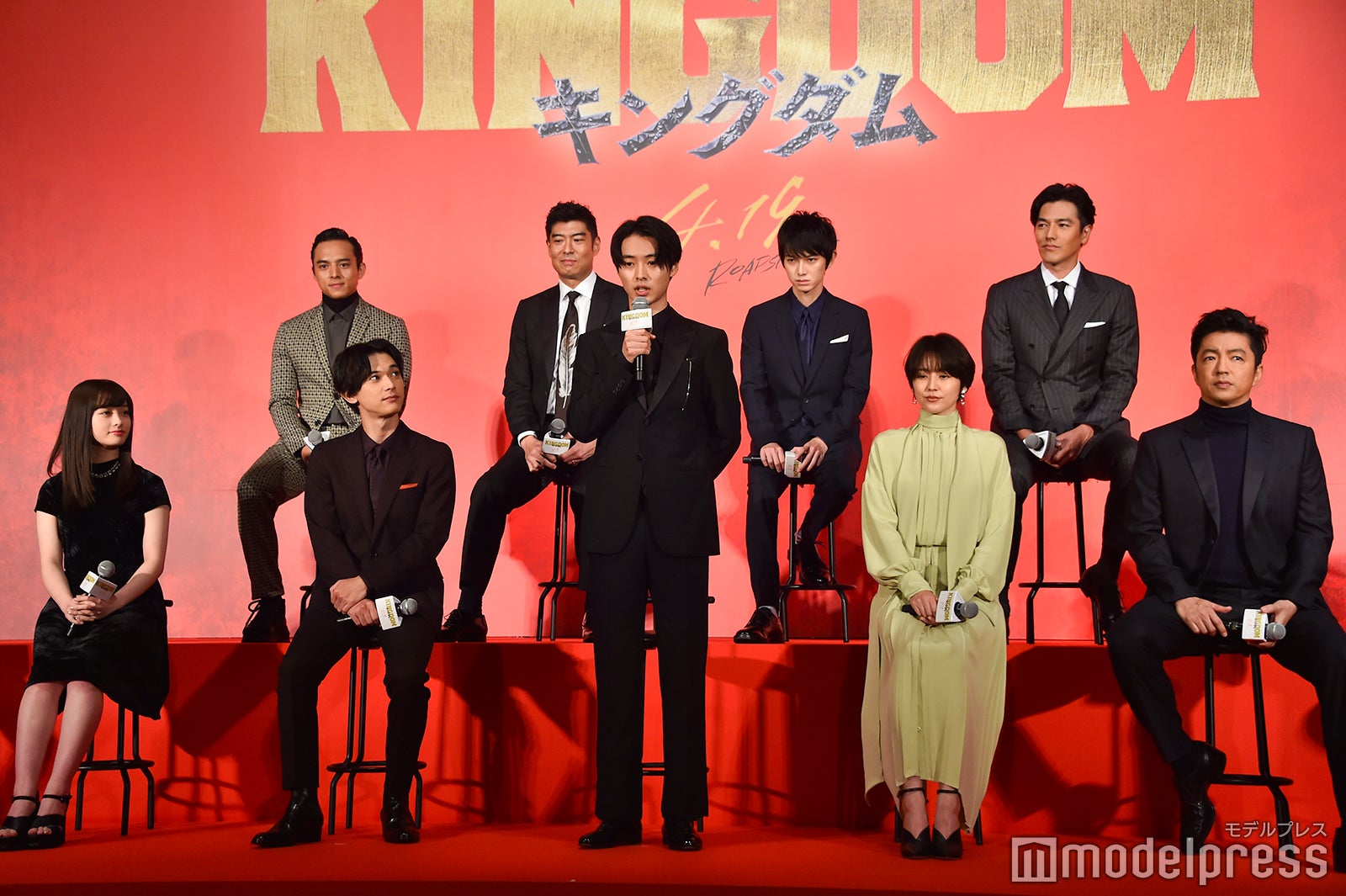 山崎賢人の挨拶／映画『キングダム』製作報告会見（C）モデルプレス