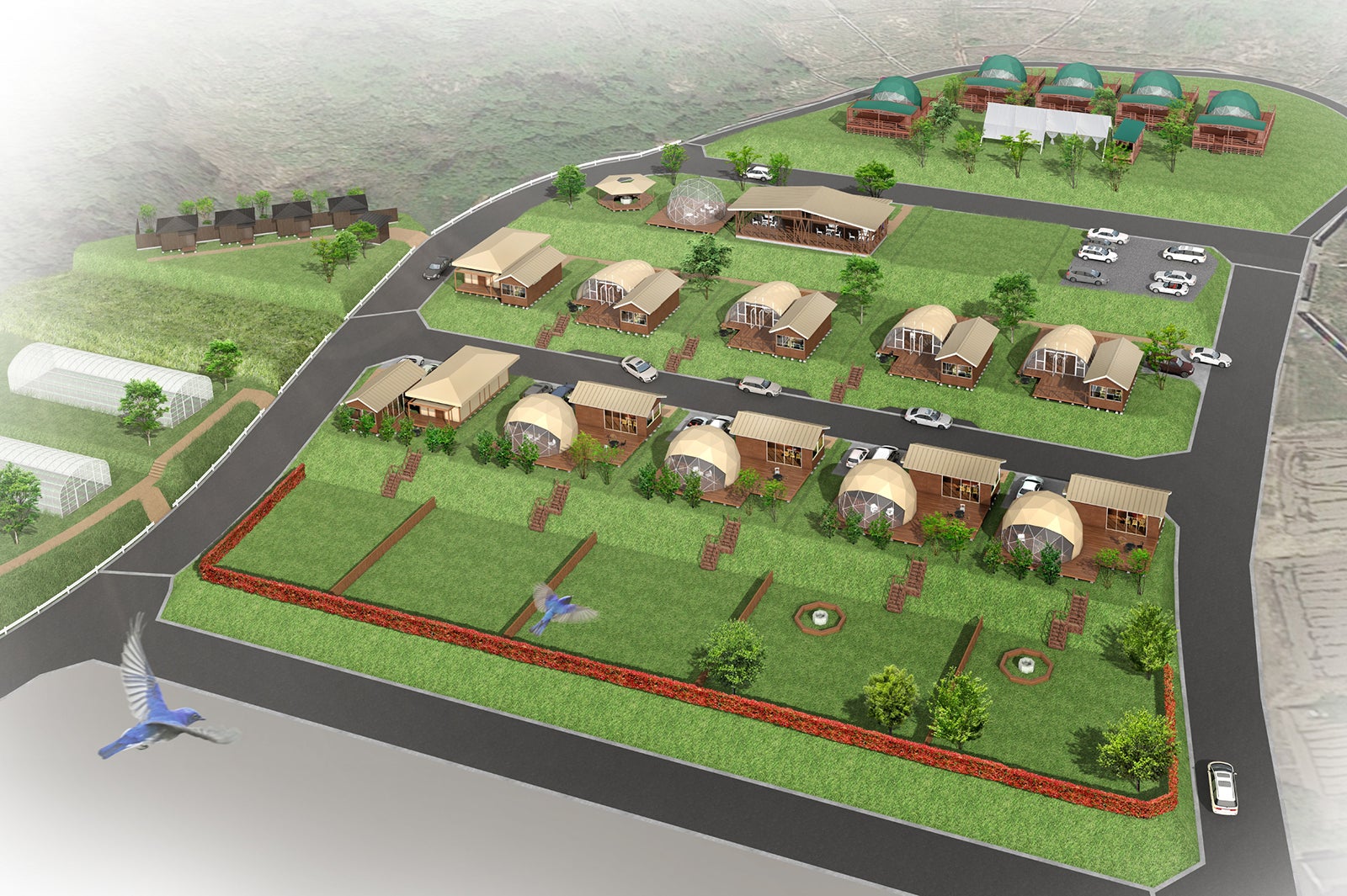 グランピングヴィレッジHAJIME／画像提供：マリントピアリゾート