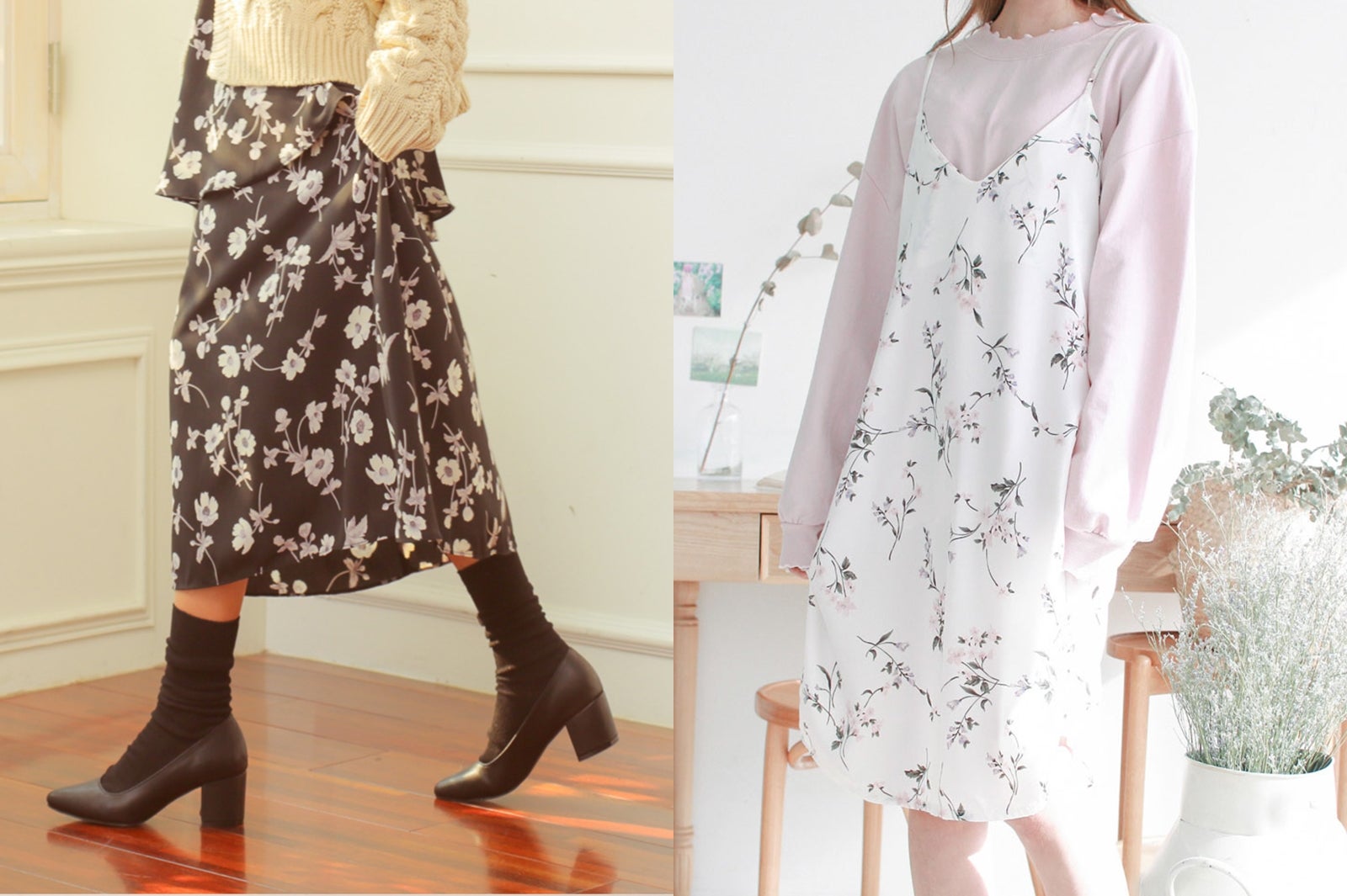 大人可愛い春の「花柄コーデ」に注目！カジュアルな着回しもOK