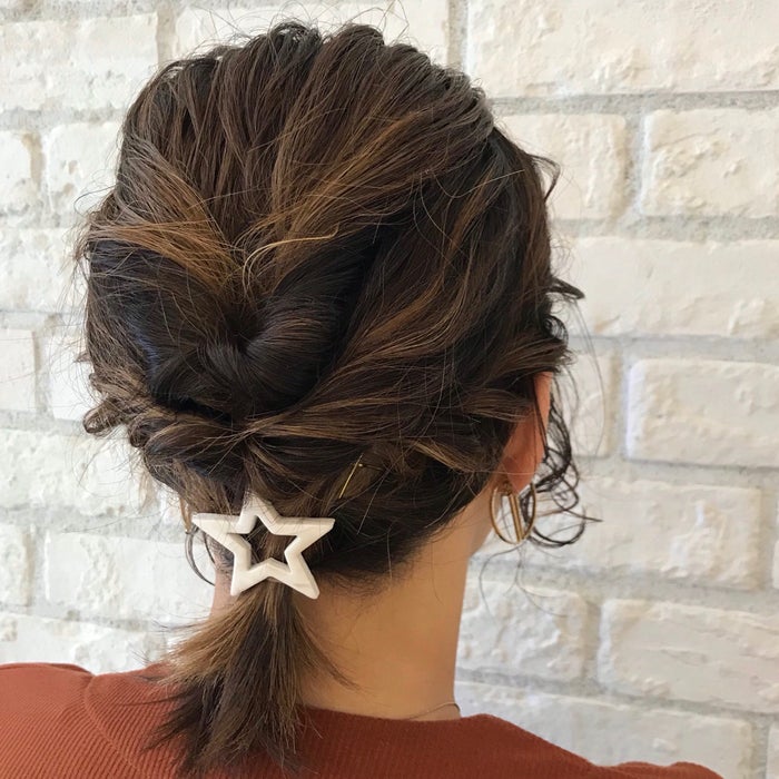 ボブさん向け 簡単 時短のくるりんぱヘアアレンジ18選 モデルプレス