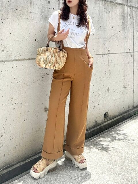 ロゴTシャツ コーデ ロゴTシャツコーデ4