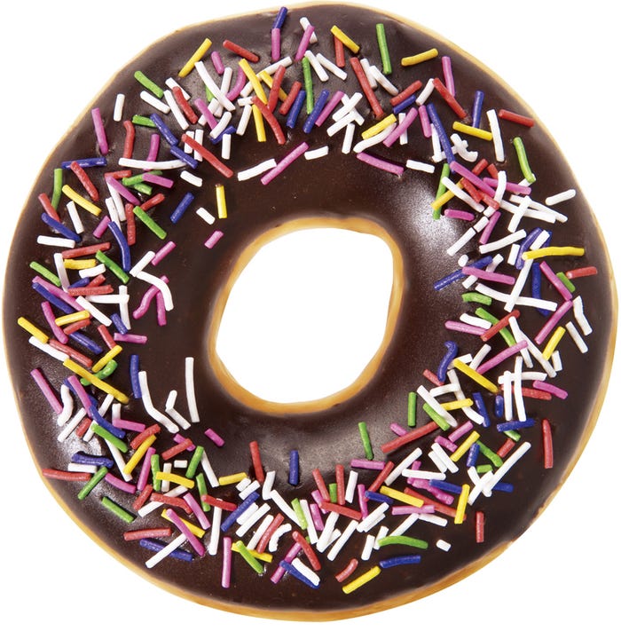 チョコ スプリンクル(2006年発売)/画像提供: クリスピー・クリーム・ドーナツ・ジャパン株式会社