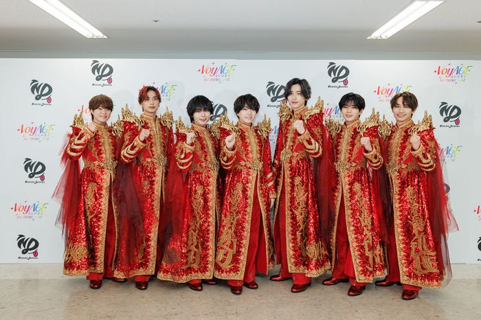 なにわ男子(左から)大橋和也、高橋恭平、大西流星、西畑大吾、道枝駿佑、長尾謙杜、藤原丈一郎(提供写真)