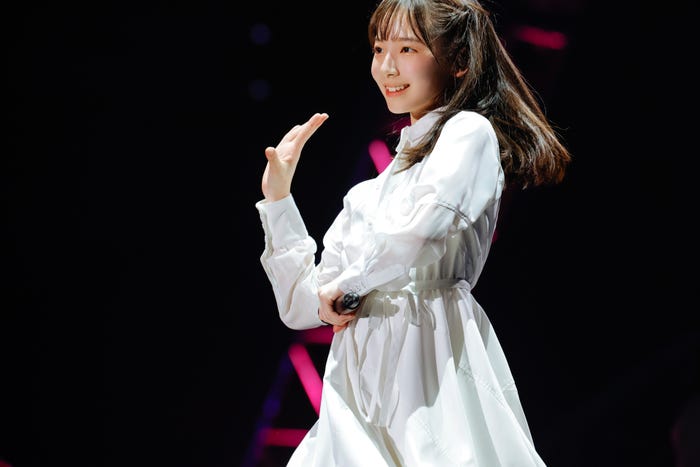 渡辺莉奈/日向坂46 四期生「おもてなし会」 (撮影:上山陽介)