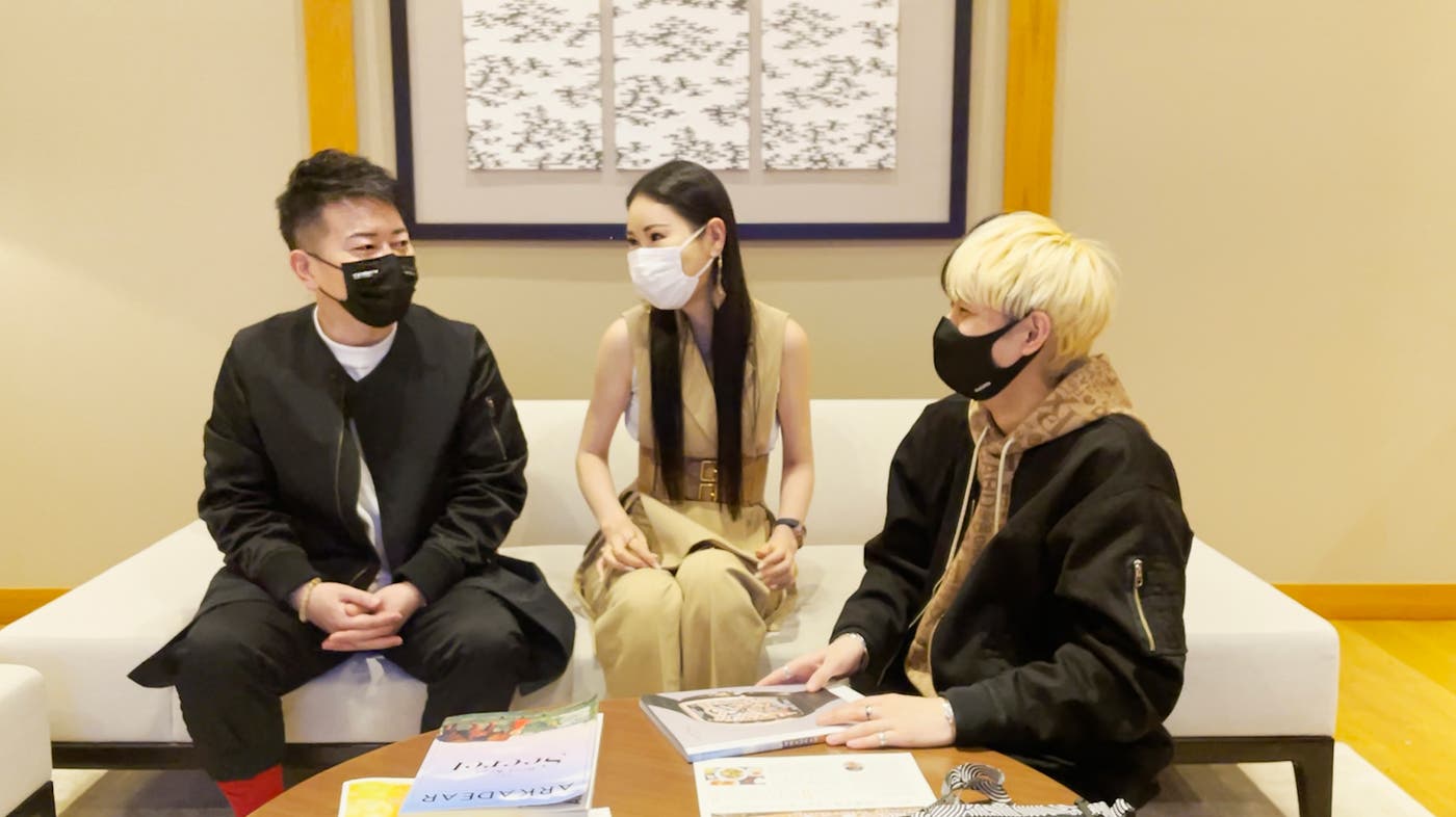 (左から)宮迫博之さん、かぐみさん、ヒカルさん(提供写真)