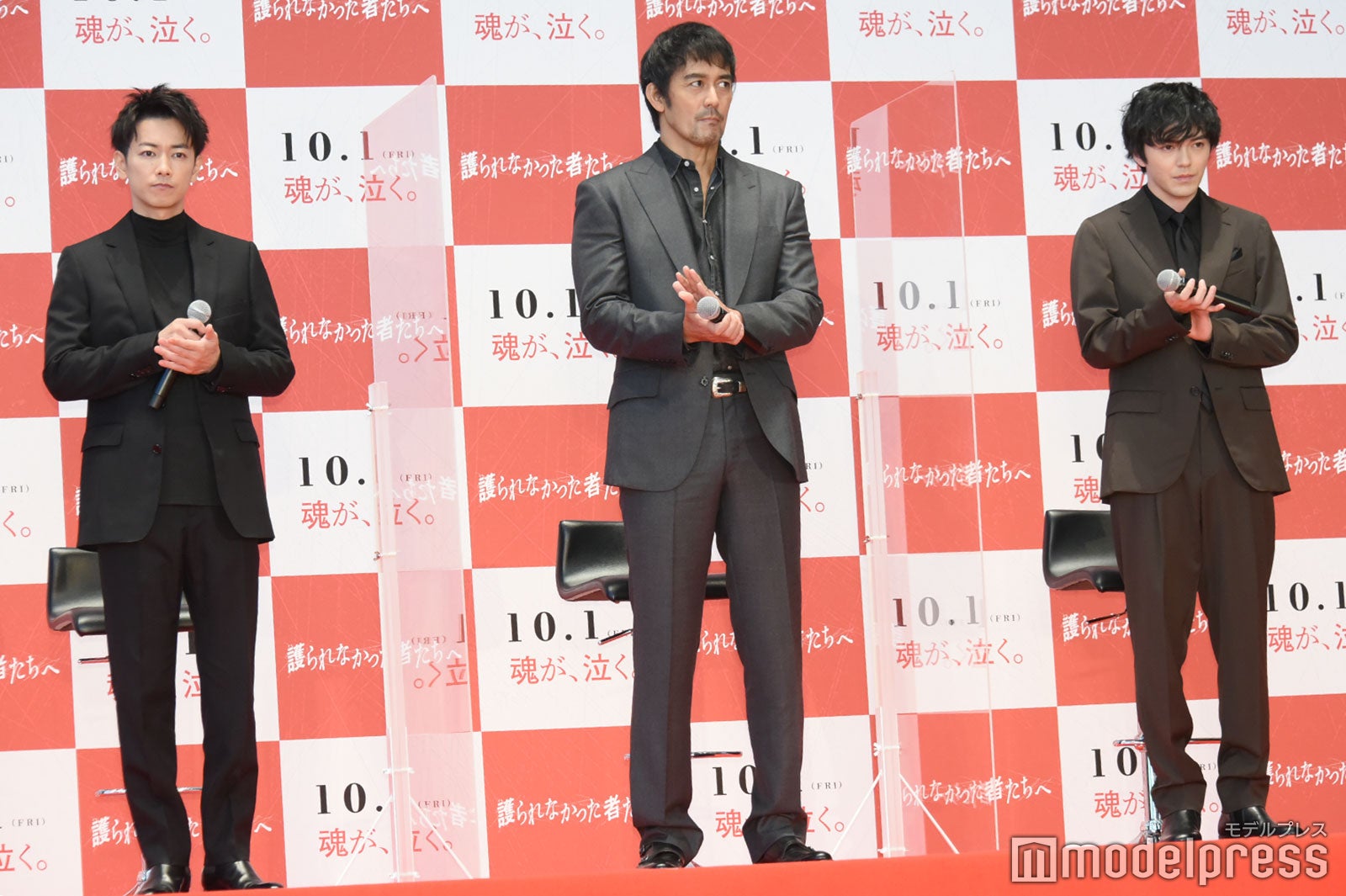 佐藤健、阿部寛、林遣都 （C）モデルプレス