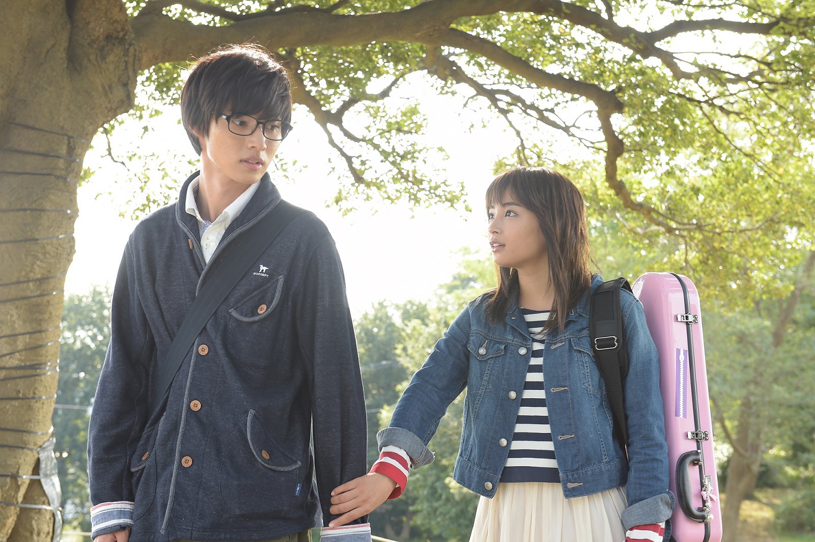 広瀬すず×山崎賢人W主演映画『四月は君の嘘』（C）2016フジテレビジョン 講談社 東宝 （C）新川直司／講談社