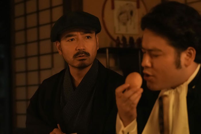 岩崎う大、前原瑞樹「ばけばけ」第86話(C)NHK