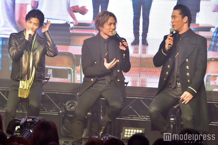 (左から)三代目JSB岩田剛典、登坂広臣、小林直己(C)モデルプレス