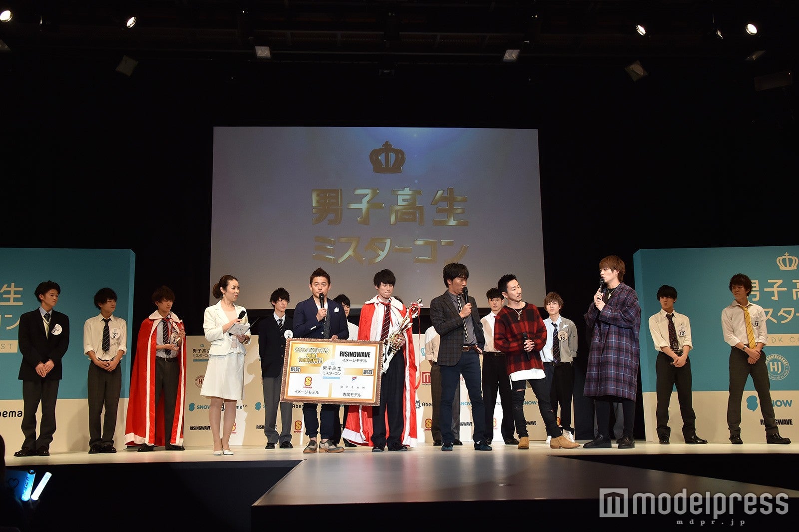 コンテストの様子（C）モデルプレス