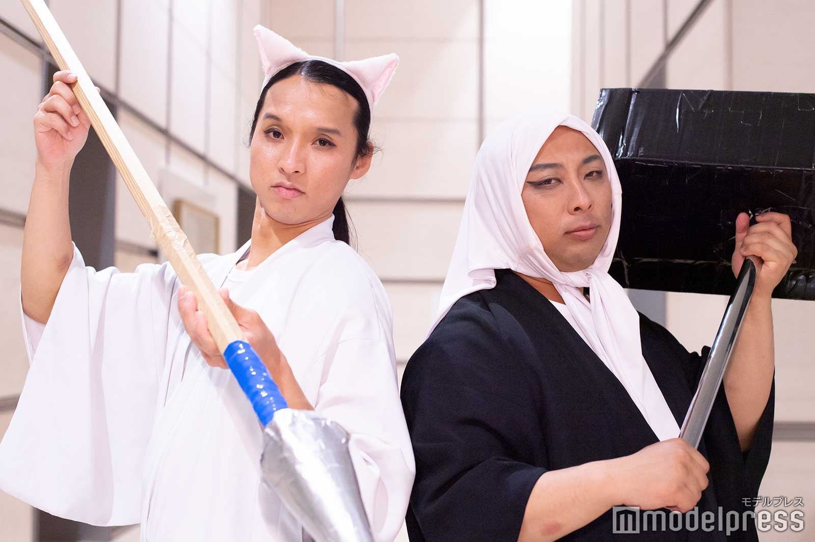 キリ（宮布いつき）、鉄槌（音道わたる）（C）モデルプレス