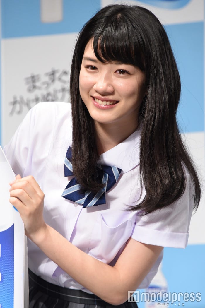 永野芽郁(黒髪、ロングヘア)/都内発表会より:2016年4月撮影 (C)モデルプレス