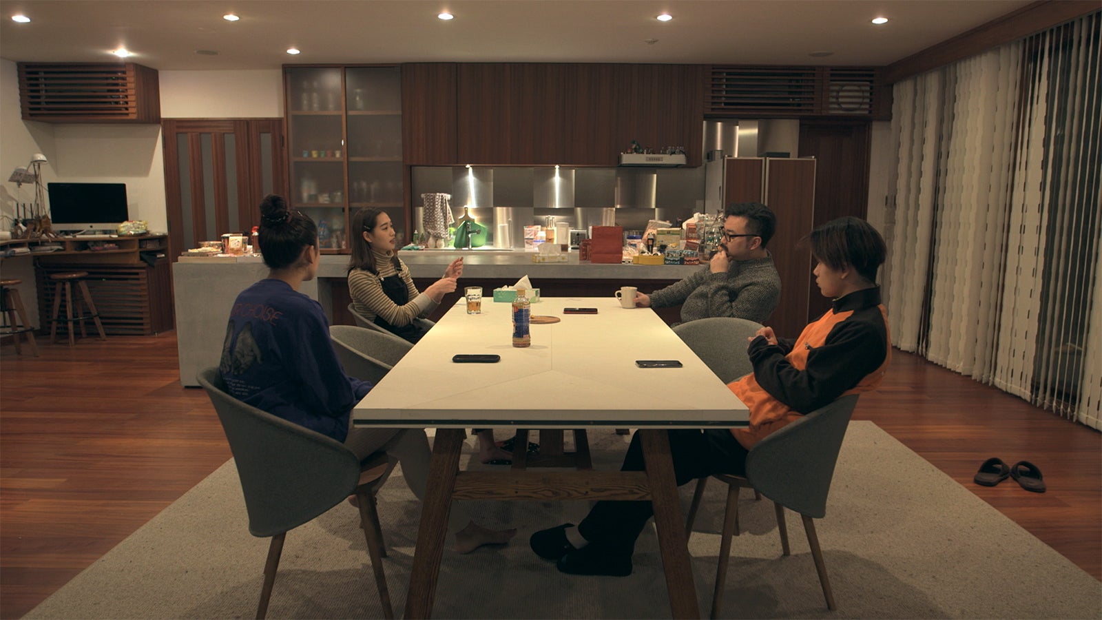 まや、りさこ、理生、海斗「TERRACE HOUSE OPENING NEW DOORS」48th WEEK（C）フジテレビ／イースト・エンタテインメント