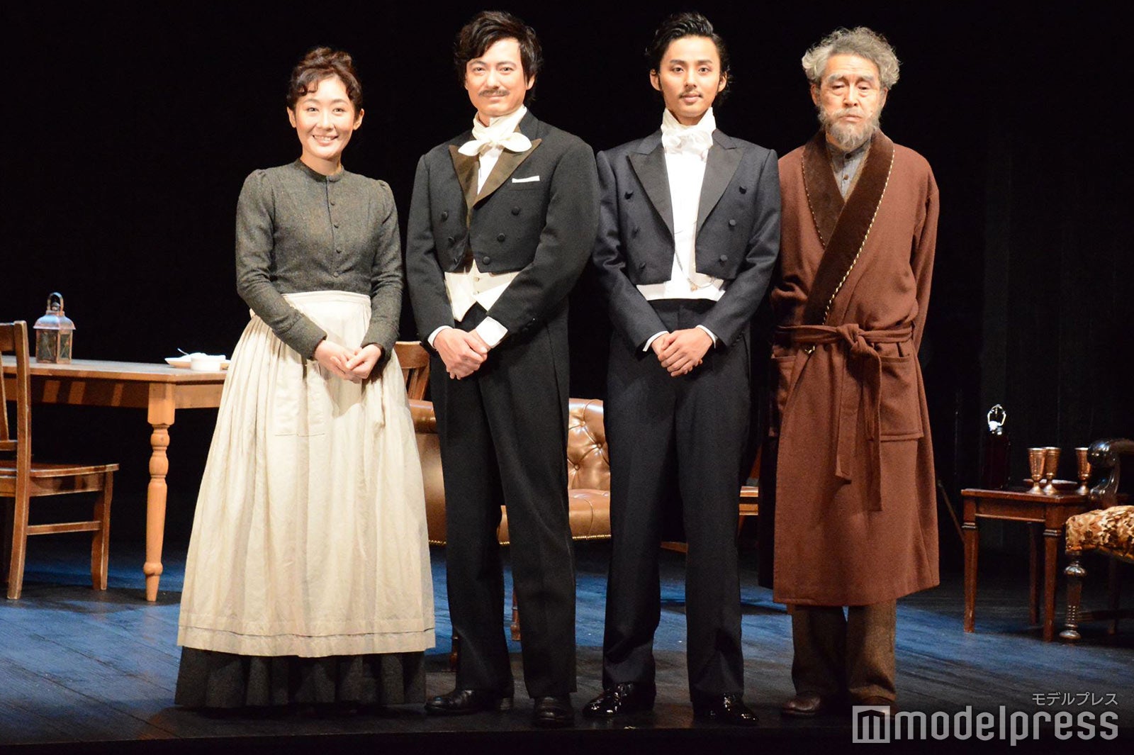 （左から）前田亜季、忍成修吾、藤ヶ谷太輔、浅野和之 （C）モデルプレス
