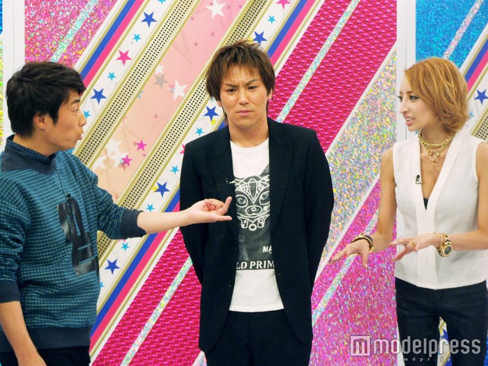 (左から)田村淳、狩野英孝、加藤紗里(C)テレビ朝日