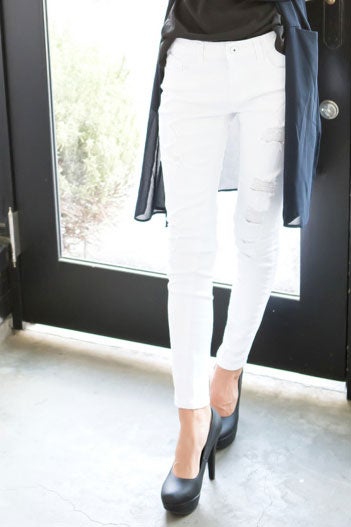 クラッシュスキニーストレッチパンツ「Re:EDIT by GALSTAR」4,998円（税込）／画像提供：Re:EDIT by GALSTAR