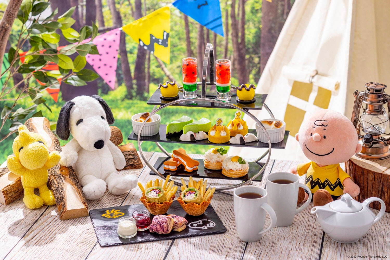 モーニングアフタヌーンティー「Snoopy’s Summer Camp」／提供画像