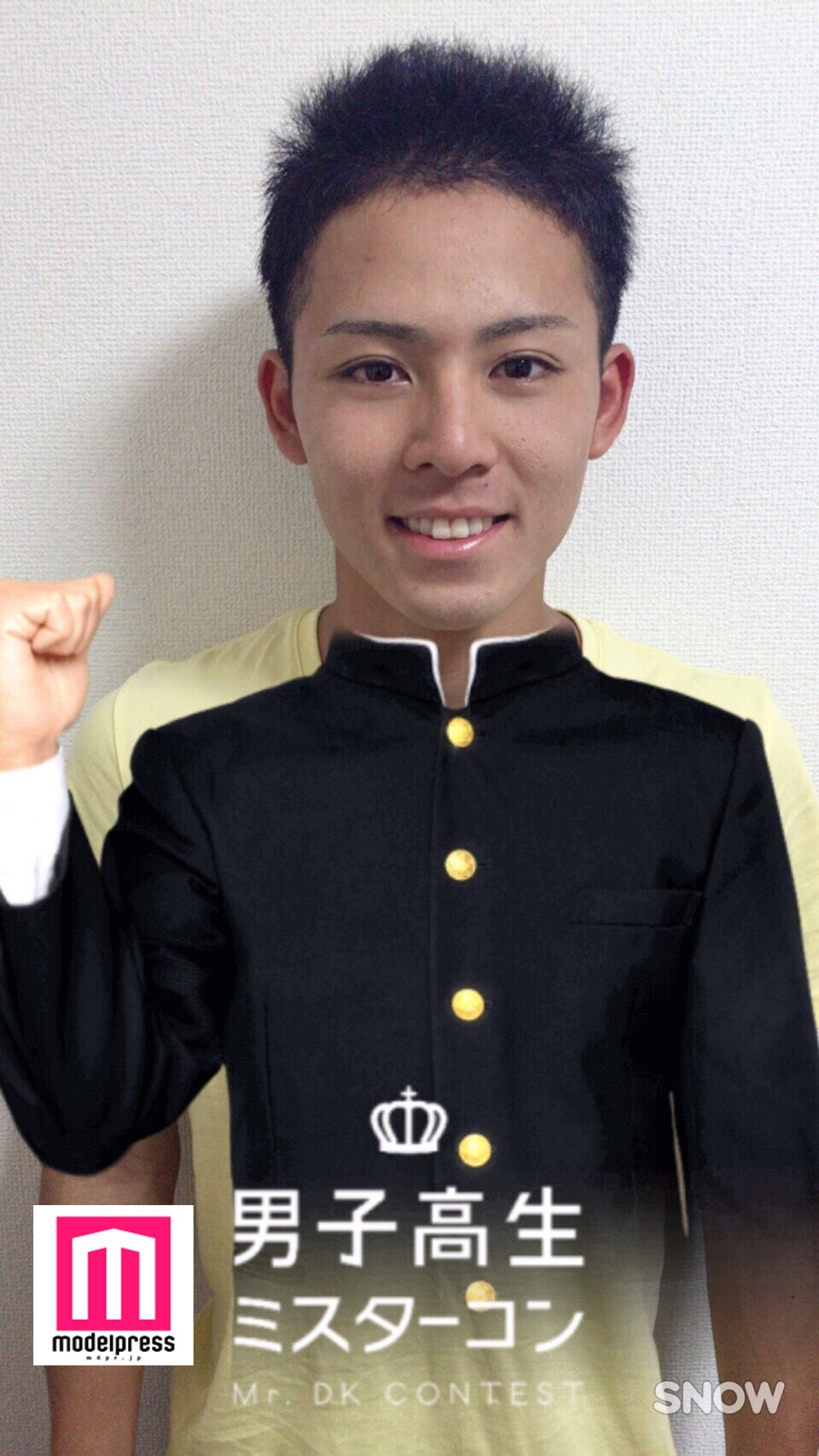 「応援メッセージ数」1位：佐々木彩人　
「男子高生ミスターコン2016」中部地方予選／ファイナリスト発表