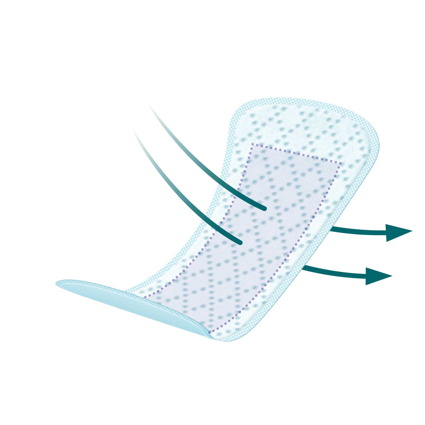 全面通気性シートで快適さをキープ 