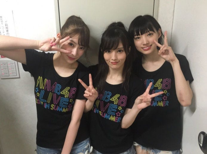 吉田朱里、山本彩、太田夢莉/NMB48オフィシャルブログ(Ameba)より