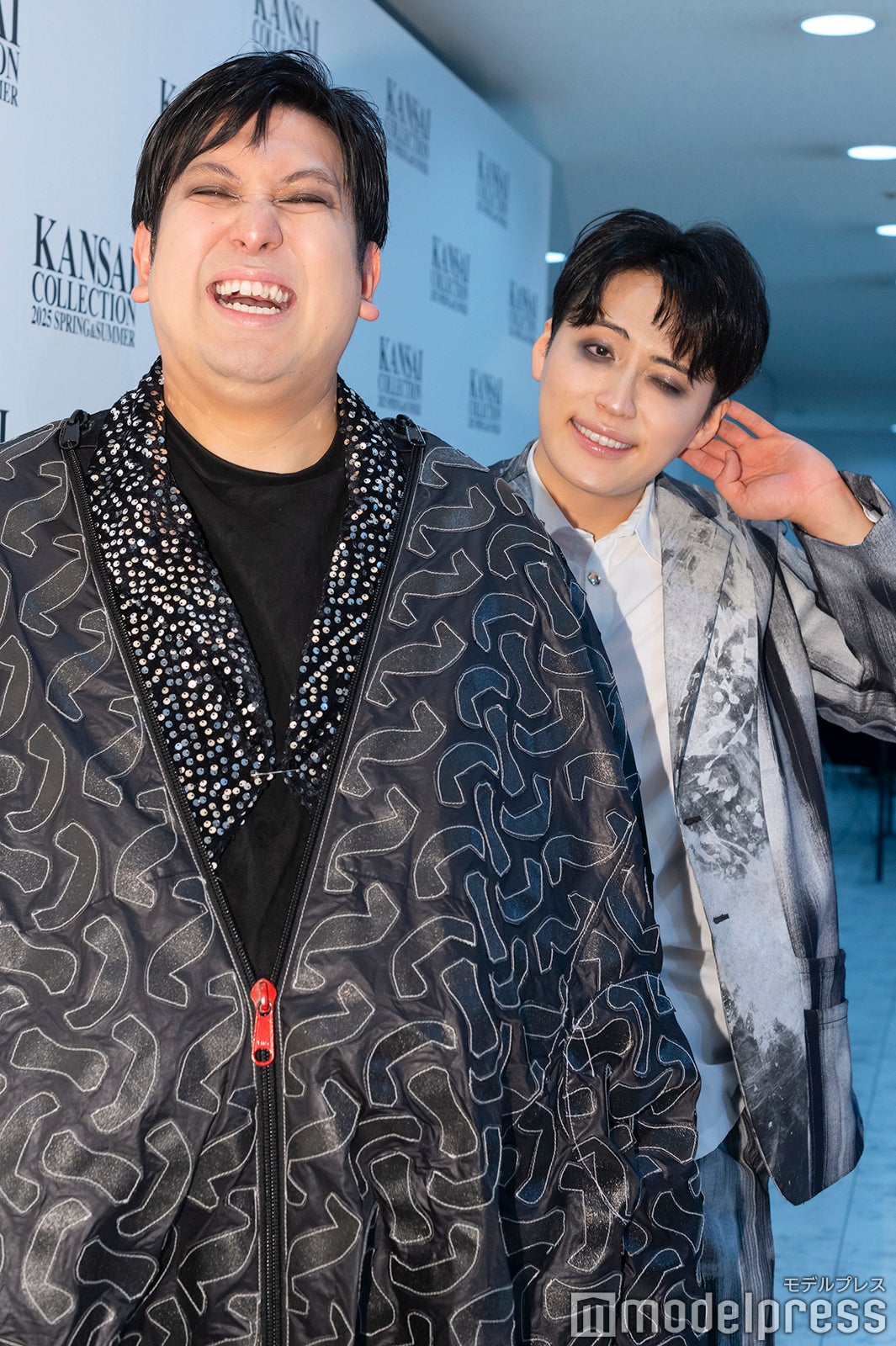 モデルプレスのインタビューに応じたジャンボたかお、池田直人／レインボー（C）モデルプレス