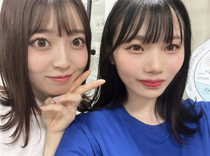 阪口珠美、岡本姫奈/岡本姫奈オフィシャルブログより