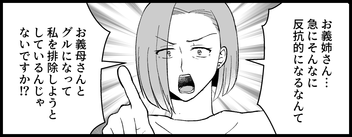 ＜義実家を狙うハイエナ女＞母の反撃にギョ！叔母の大誤算「グルになってひどい～」【第14話まんが】
