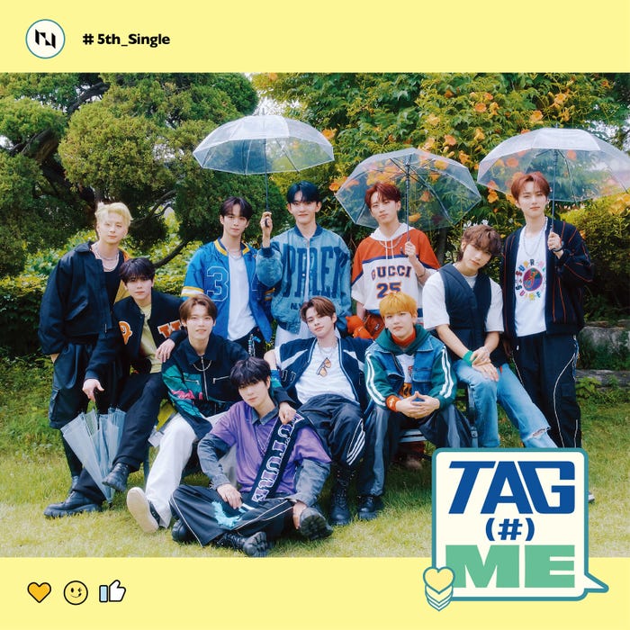 INI「TAG ME」初回限定盤A(C)LAPONE Entertainment