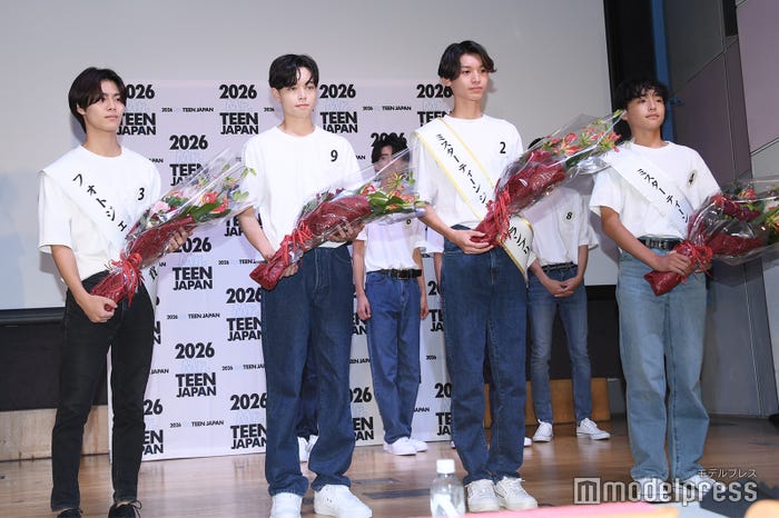 向田将人、田浦ウィアー彰人、水戸虹一輝、矢野蒼空(C)モデルプレス