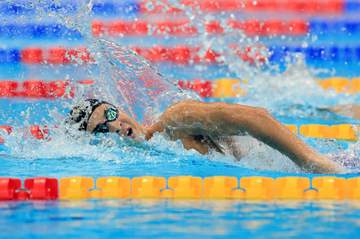 競泳 17歳小島400個人メドレー優勝 五輪銀メダルの松下破る 五輪王者マルシャンの前で見せた！