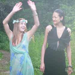 土屋アンナ、冨永愛(C)テレビ朝日