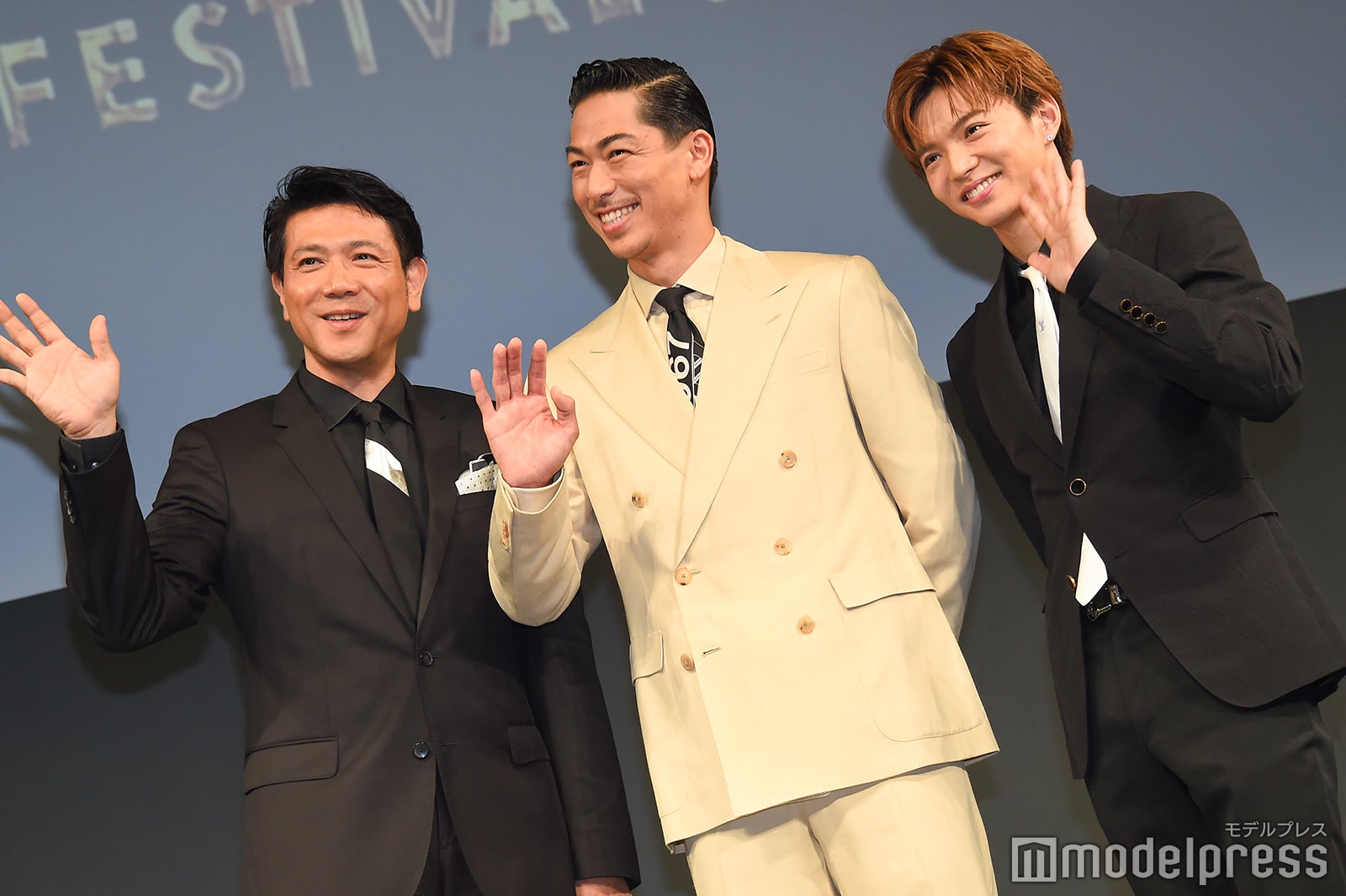 別所哲也、EXILE AKIRA、佐藤大樹（C）モデルプレス